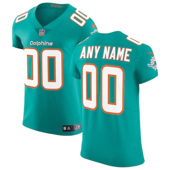 Miami Dolphins aqua Elite jersey
