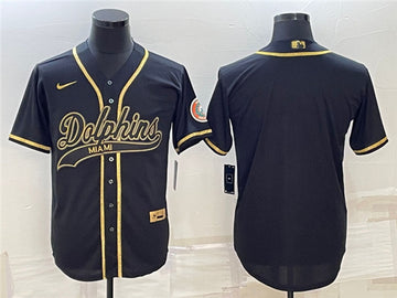 Custom Miami Dolphins black jersey