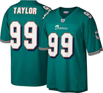 Custom Miami Dolphins blue jersey