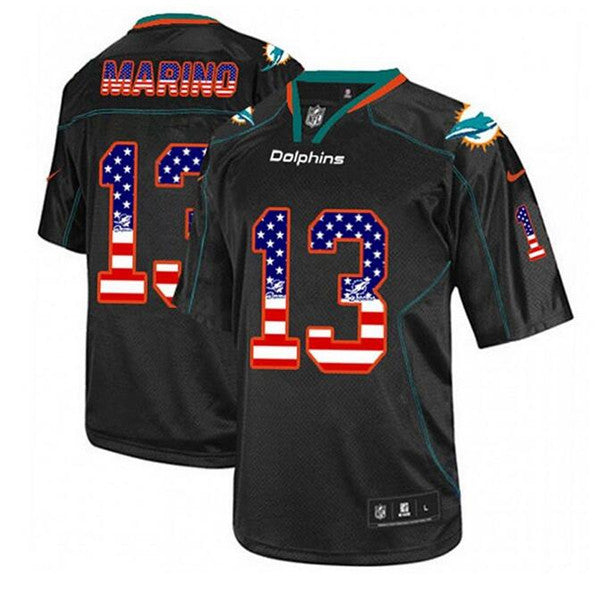 Custom Miami Dolphins black Fashion jersey
