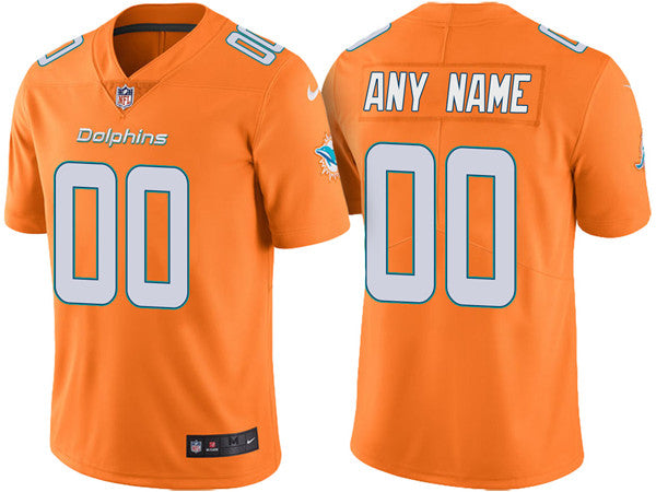 Miami Dolphins orange jersey
