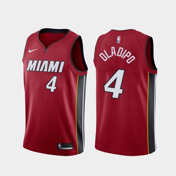 Victor Oladipo Miami Heat red jersey