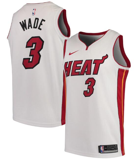 Miami Heat white jersey