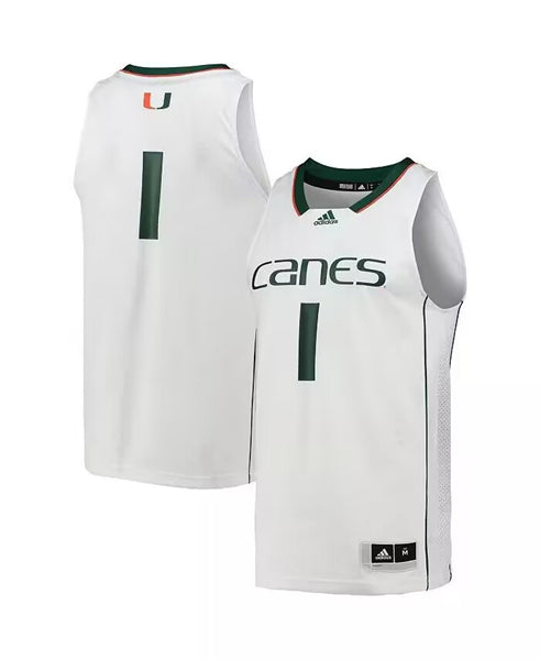 Miami Hurricanes white jersey