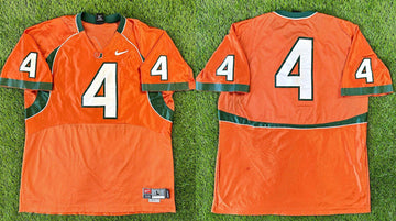 Devin Hester Miami Hurricanes orange jersey