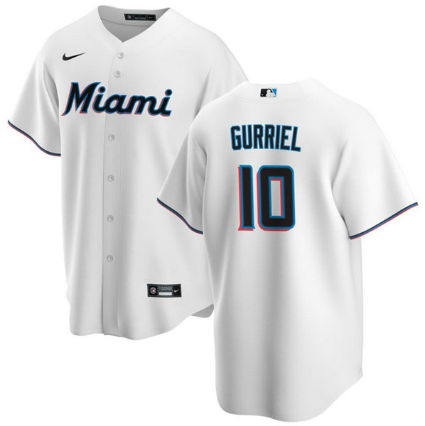 Yuli Gurriel Miami Marlins white jersey