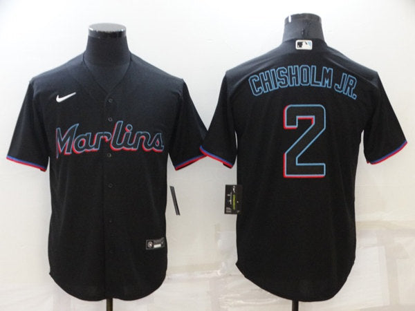 Jazz Chisholm Miami Marlins black jersey