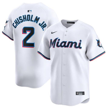 Jazz Chisholm Jr Miami Marlins white Home jersey