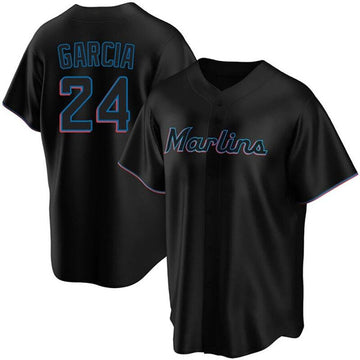 Avisail Garcia Miami Marlins black jersey