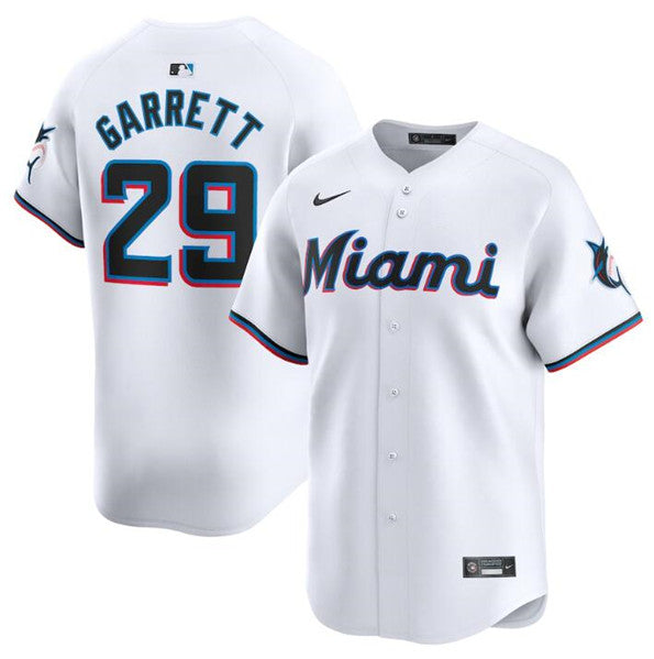 Braxton Garrett Miami Marlins white Home jersey
