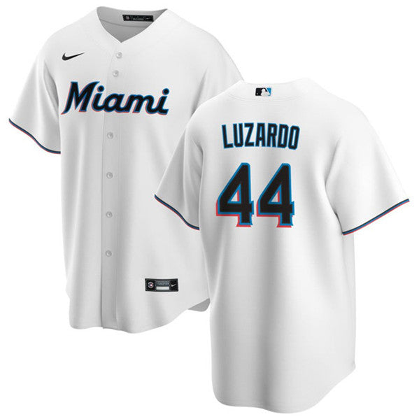 Jesus Luzardo Miami Marlins white jersey
