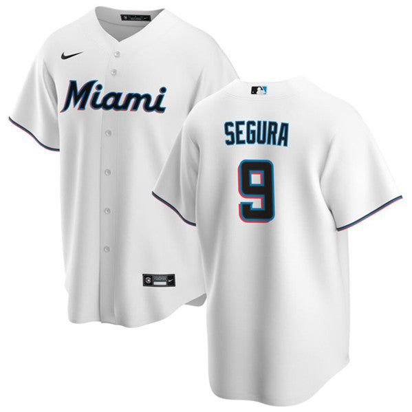 Jean Segura Miami Marlins white jersey
