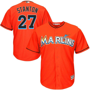 Custom Miami Marlins orange jersey