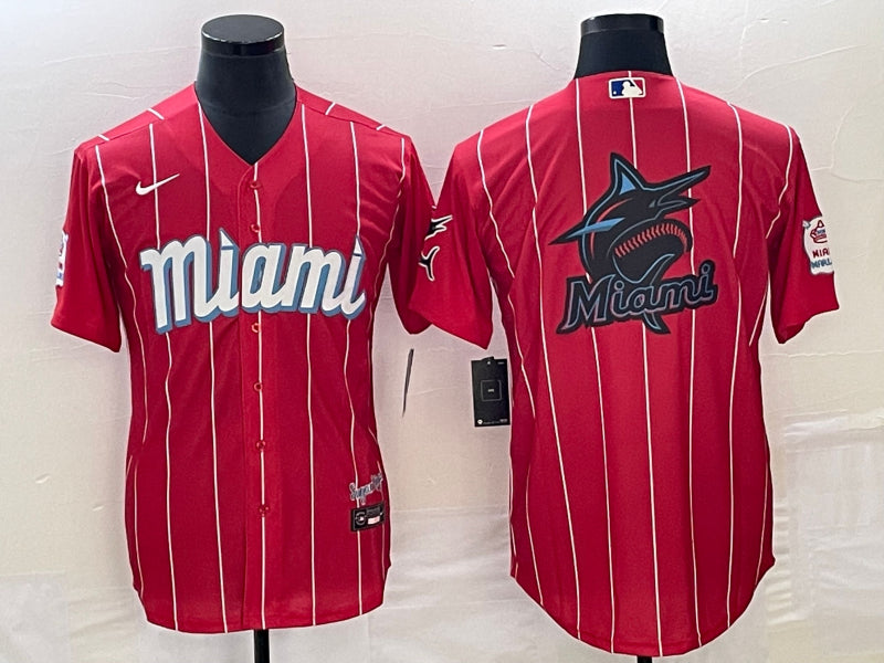 Miami Marlins red jersey