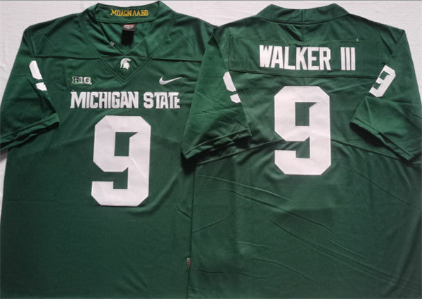 Michigan State Spartans green jersey