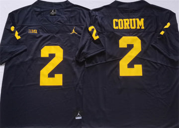CORUM Michigan Wolverines blue jersey