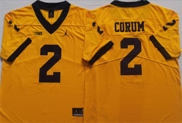 CORUM Michigan Wolverines yellow jersey