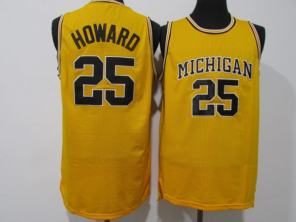 Jace Howard Michigan Wolverines yellow jersey