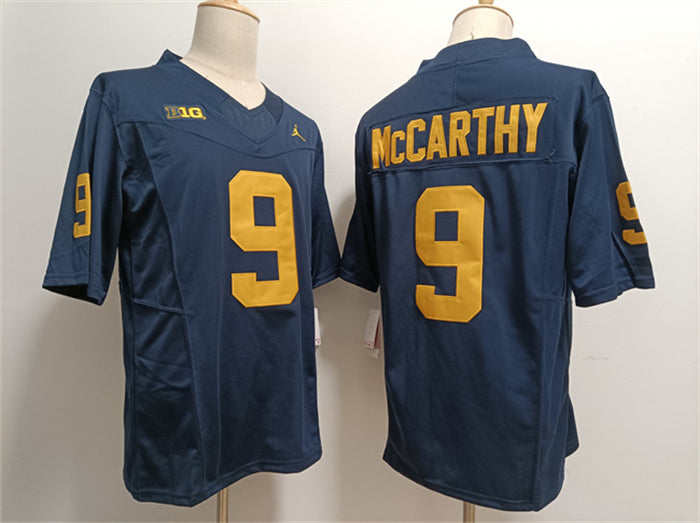 JJ McCarthy Michigan Wolverines navy FUSE jersey