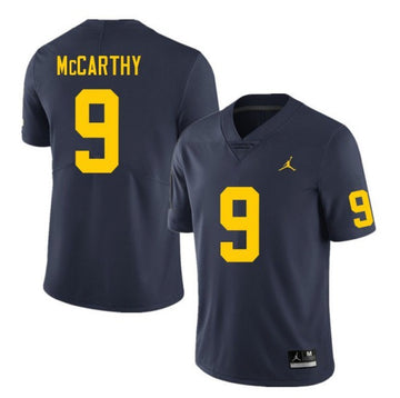 JJ McCarthy Michigan Wolverines navy jersey