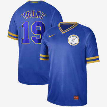 Robin Yount Milwaukee Brewers Legend jersey
