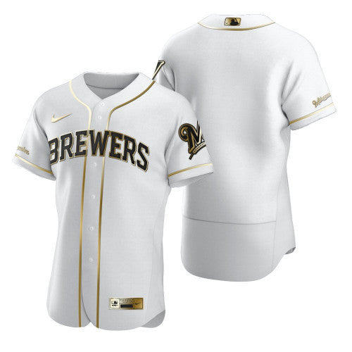 Milwaukee Brewers white jersey