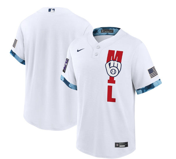 Milwaukee Brewers white All-Star jersey