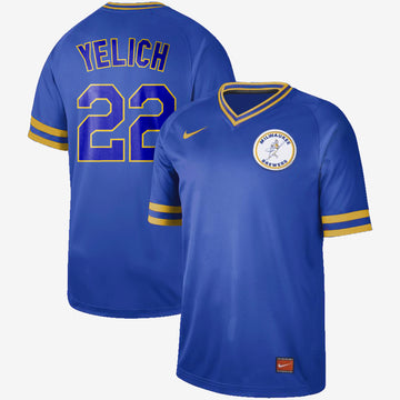 Christian Yelich Yeli Milwaukee Brewers Legend jersey