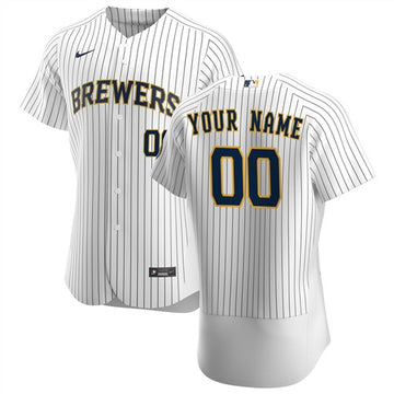 Custom Milwaukee Brewers Authentic jersey