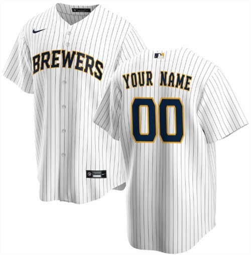 Custom Milwaukee Brewers jersey