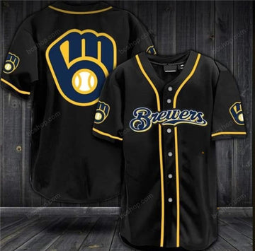 Milwaukee Brewers black jersey