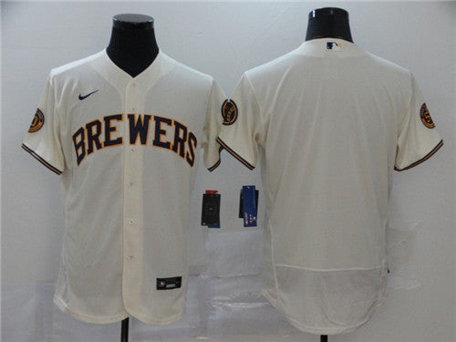 Custom Milwaukee Brewers white jersey