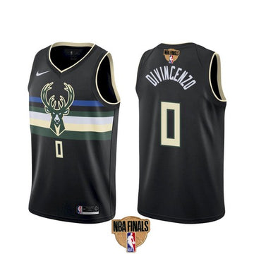 Donte DiVincenzo Milwaukee Bucks black jersey