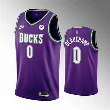 MarJon Beauchamp Milwaukee Bucks purple Classic jersey