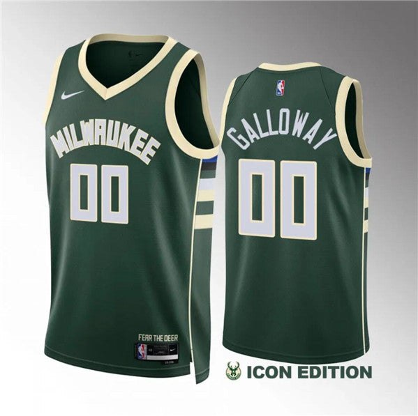Jaylin Galloway Milwaukee Bucks green jersey
