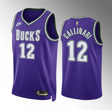 Danilo Gallinari Milwaukee Bucks purple Classic jersey