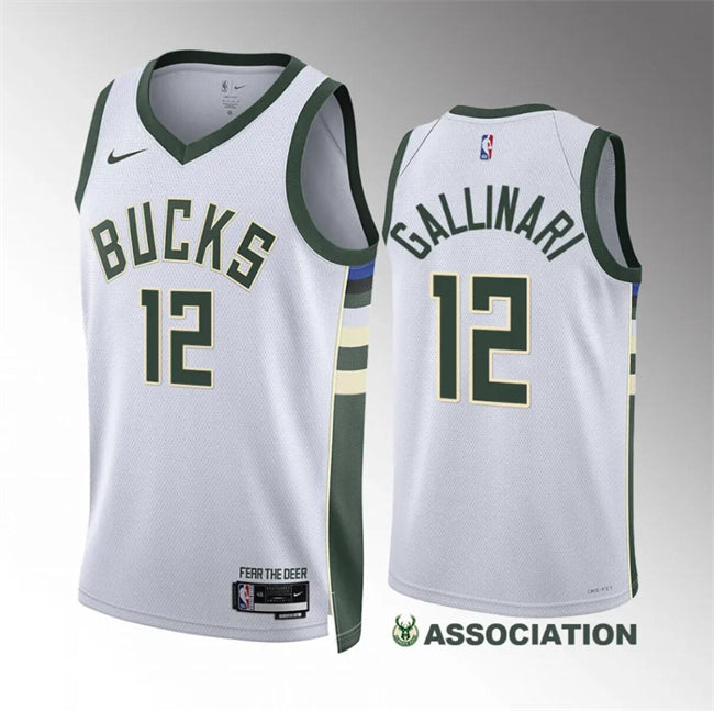 Danilo Gallinari Milwaukee Bucks white jersey