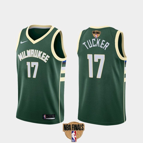 PJ Tucker Milwaukee Bucks green jersey
