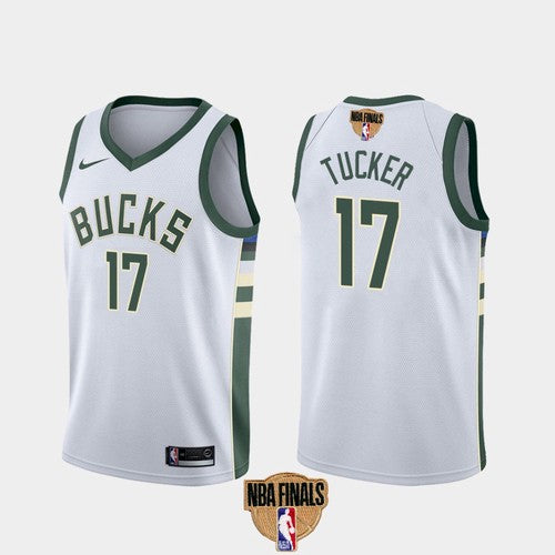 PJ Tucker Milwaukee Bucks white jersey