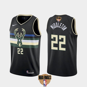 Khris Middleton Milwaukee Bucks black jersey