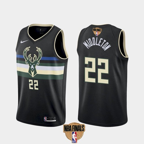 Khris Middleton Milwaukee Bucks black jersey