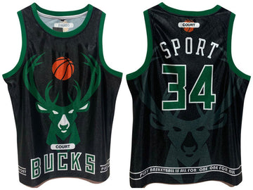 Giannis Antetokounmpo Milwaukee Bucks black jersey