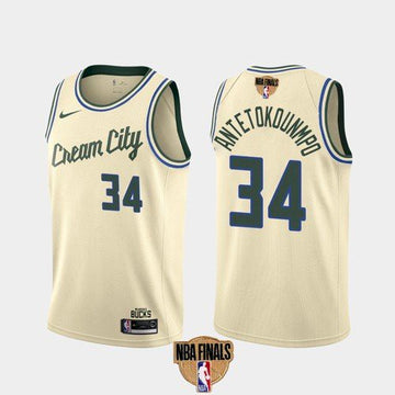 Giannis Antetokounmpo Milwaukee Bucks City Edition jersey