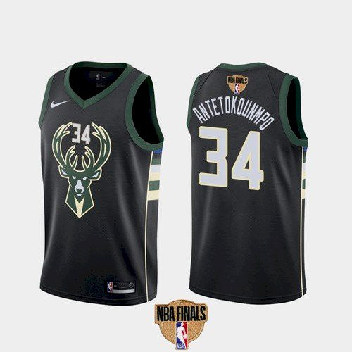 Giannis Antetokounmpo Finals Milwaukee Bucks jersey
