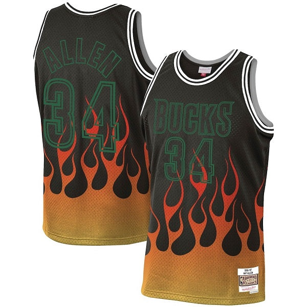 Ray Allen Milwaukee Bucks black jersey