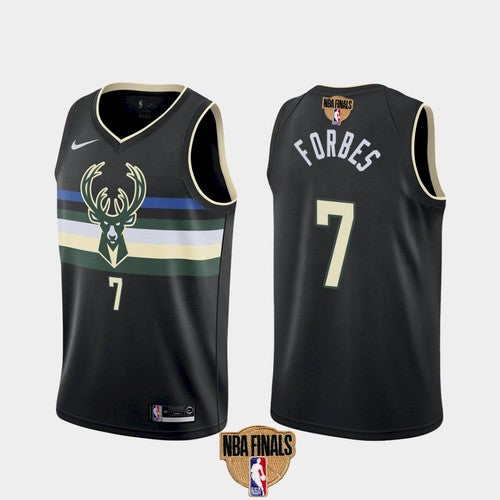 Bryn Forbes Milwaukee Bucks black jersey