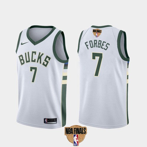 Bryn Forbes Milwaukee Bucks white jersey
