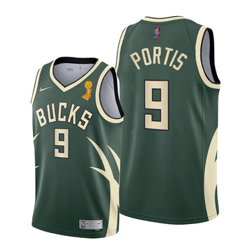 Bobby Portis Milwaukee Bucks green jersey