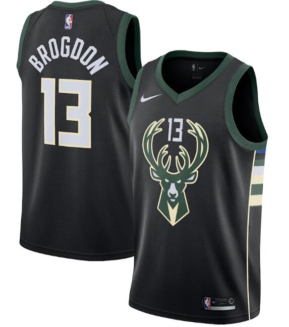 Milwaukee Bucks black jersey