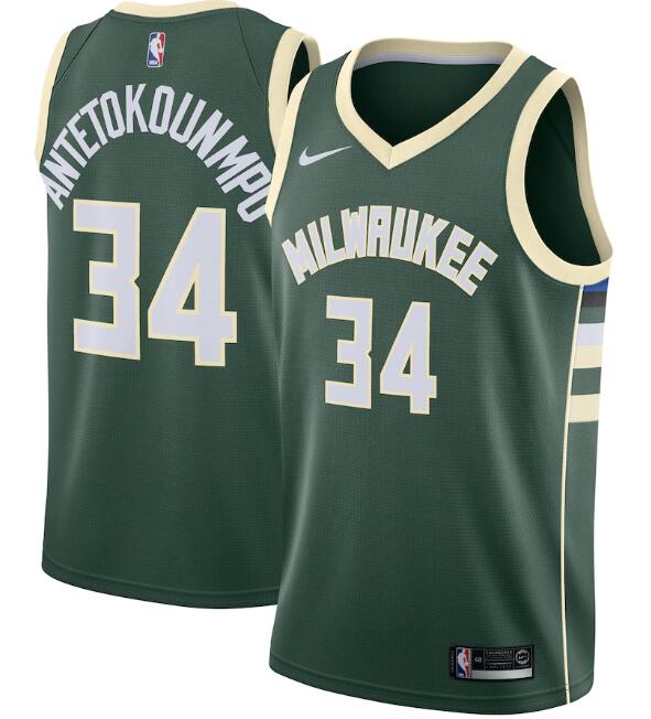 Milwaukee Bucks green jersey